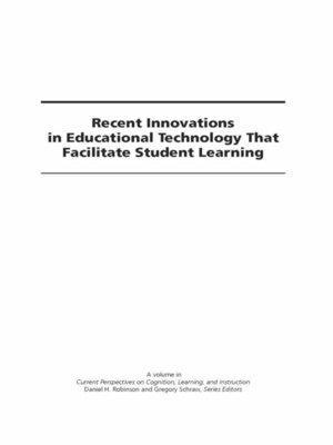 cover image of Recent Innovations in Educational Technology that Facilitate Student Learning